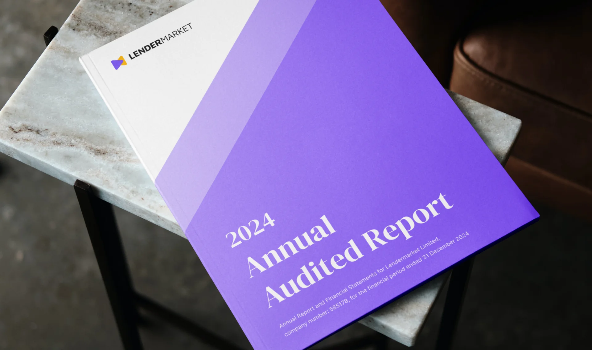 imagen de informe anual de lendermarket auditado